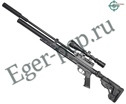 Пневматическая винтовка Jager SP Карабин (6.35 мм, 550 мм, металлическая, складной приклад)